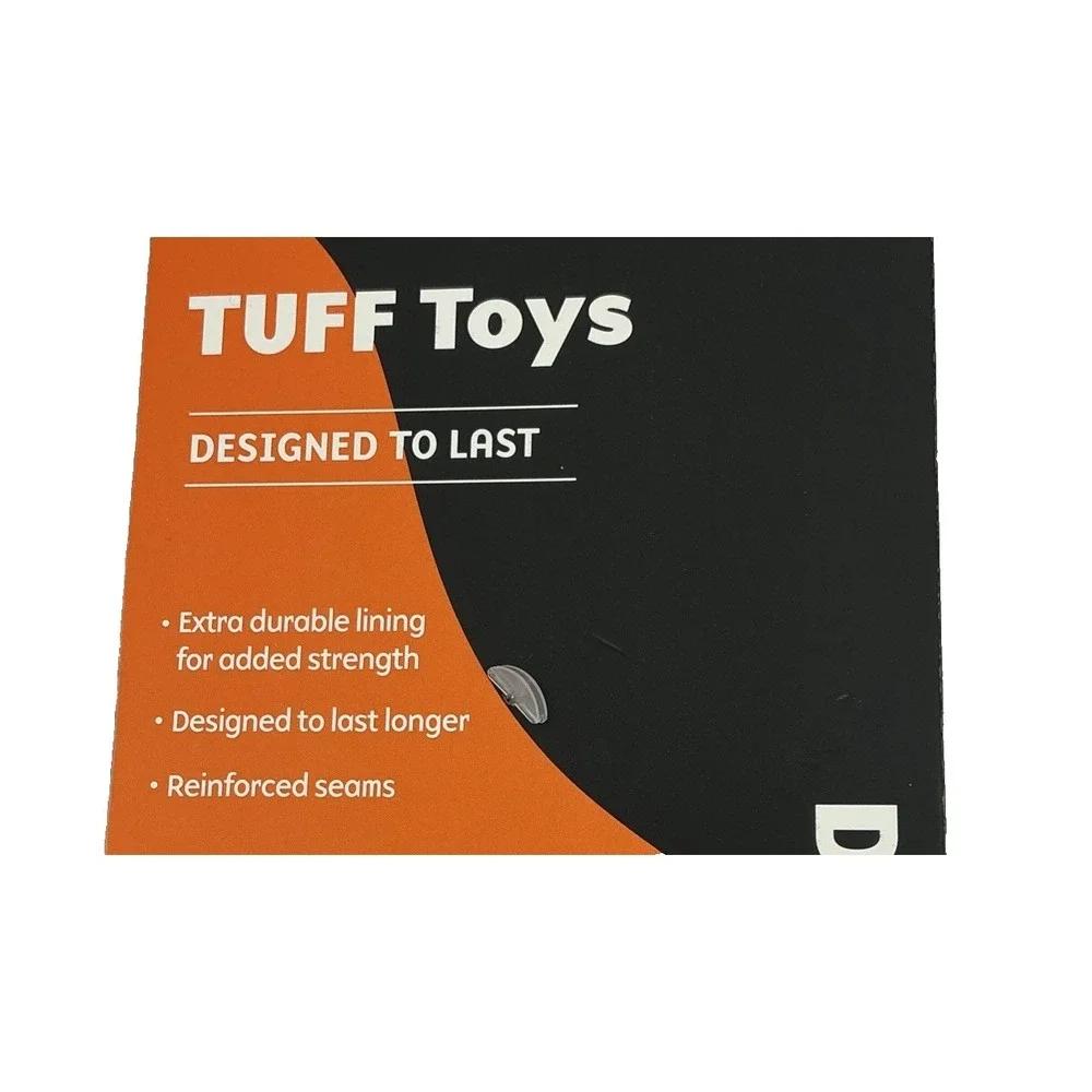 Tuff Toys Candy Corn Dog Toy 10 Inch Durable Lined Squeaker Halloween
